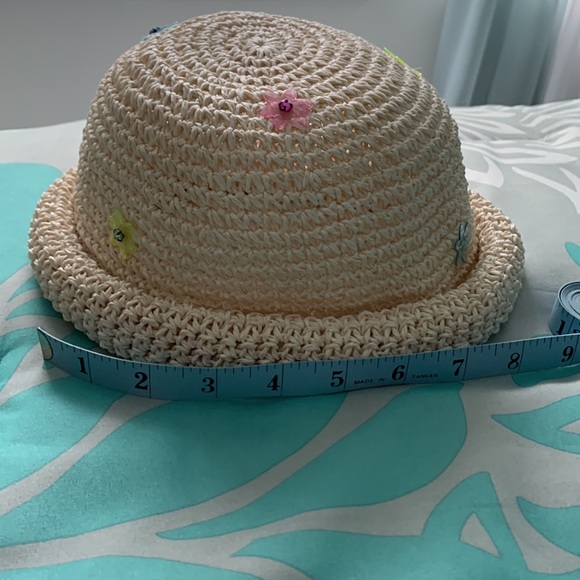 Little girl straw hat - Picture 8 of 10